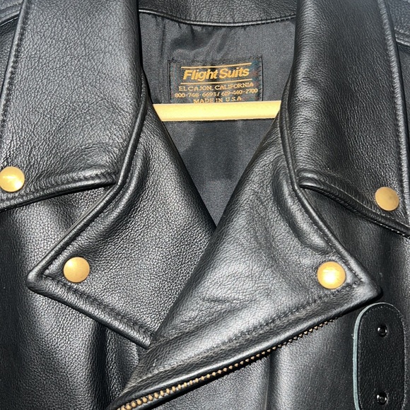FLIGHT SUITS motorcycle Leather jacket 🏍️ - Picture 6 of 11